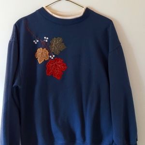 Basic EDITIONS fall sweatshirt blue